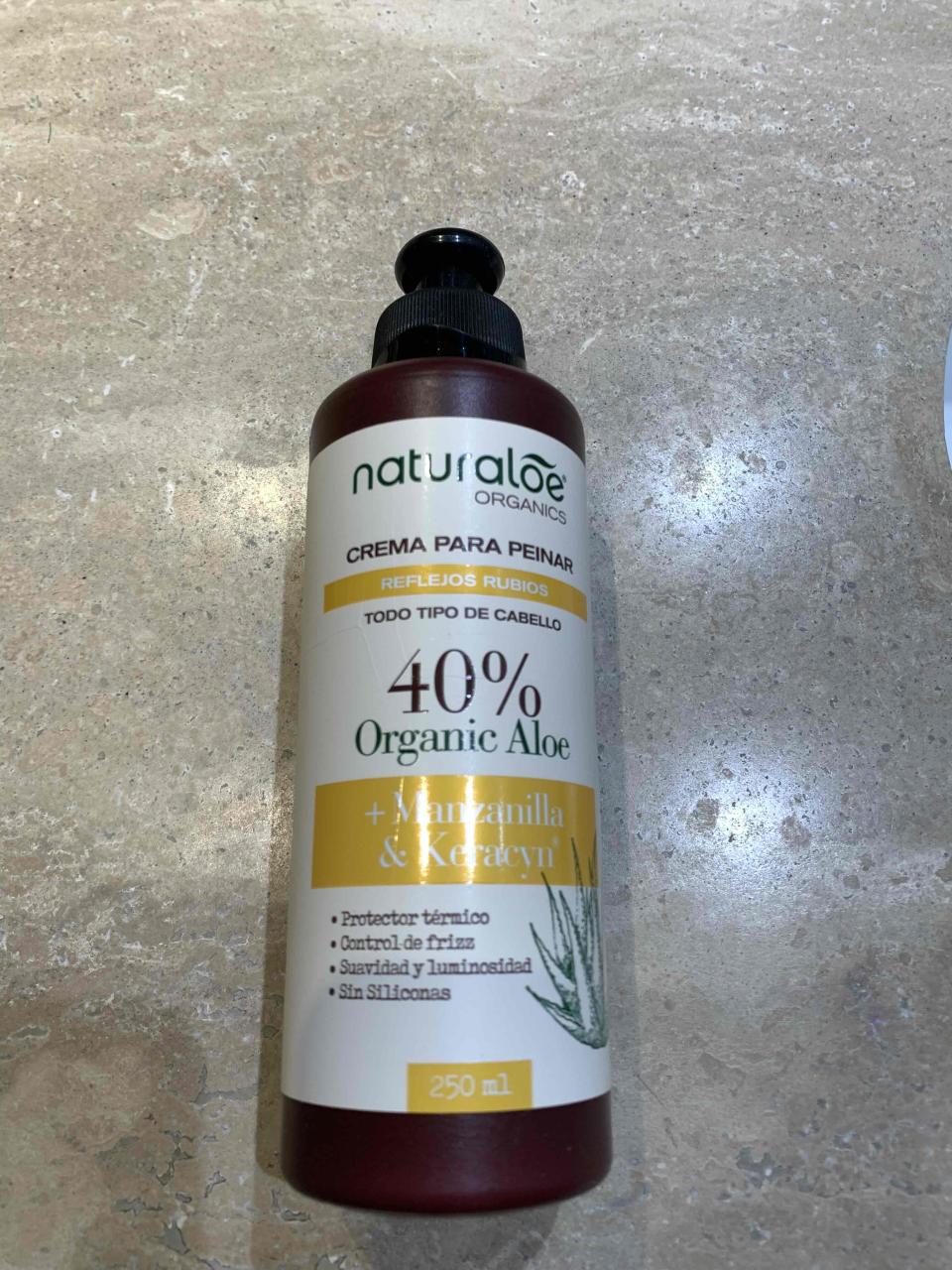 Crema para peinar orgánica Naturaloe - miniatura 2