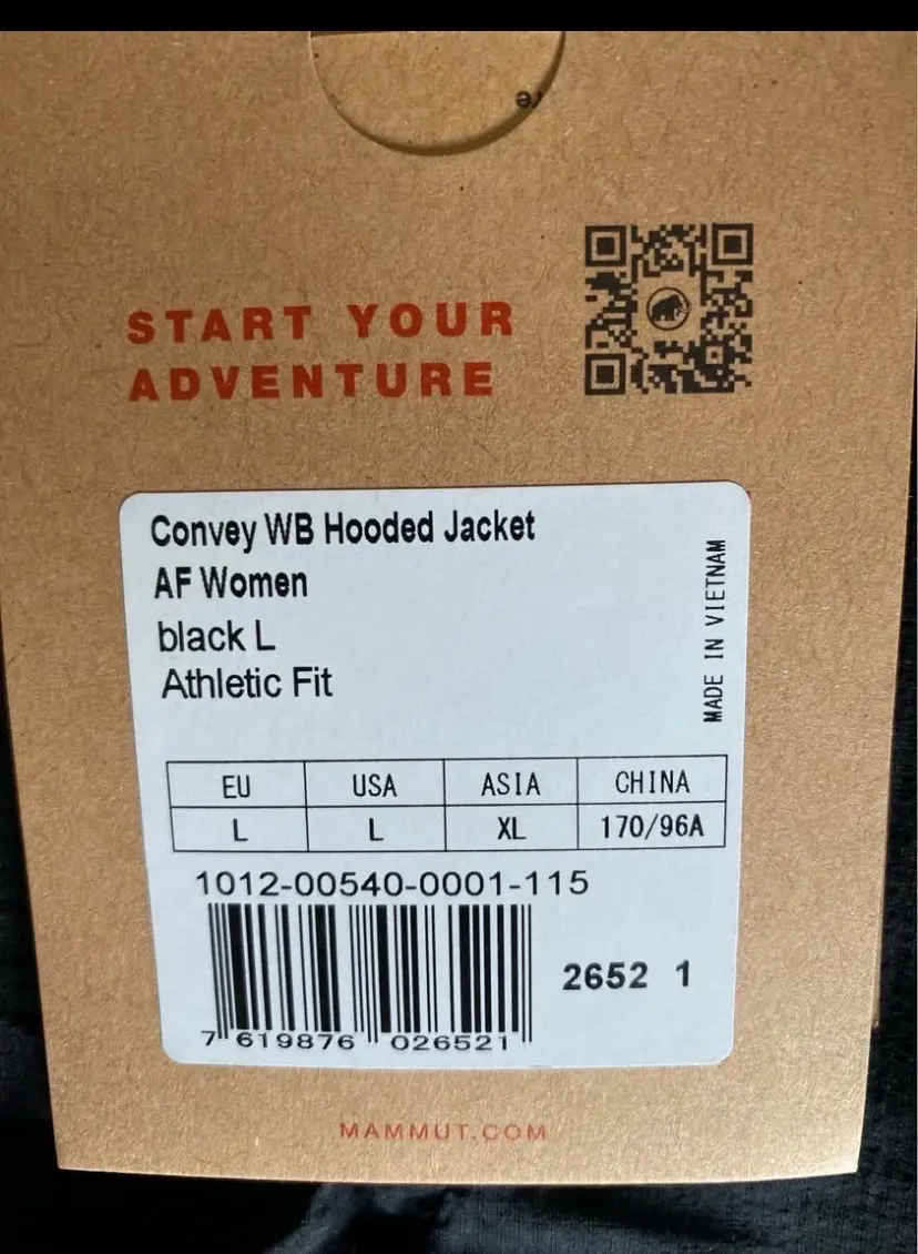 Cortavientos Convey WB Hooded Mujer Talla L Negro - miniatura 3