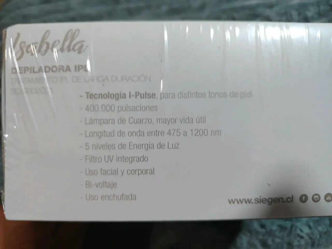 Depiladora IPL Isabella nueva - miniatura 2