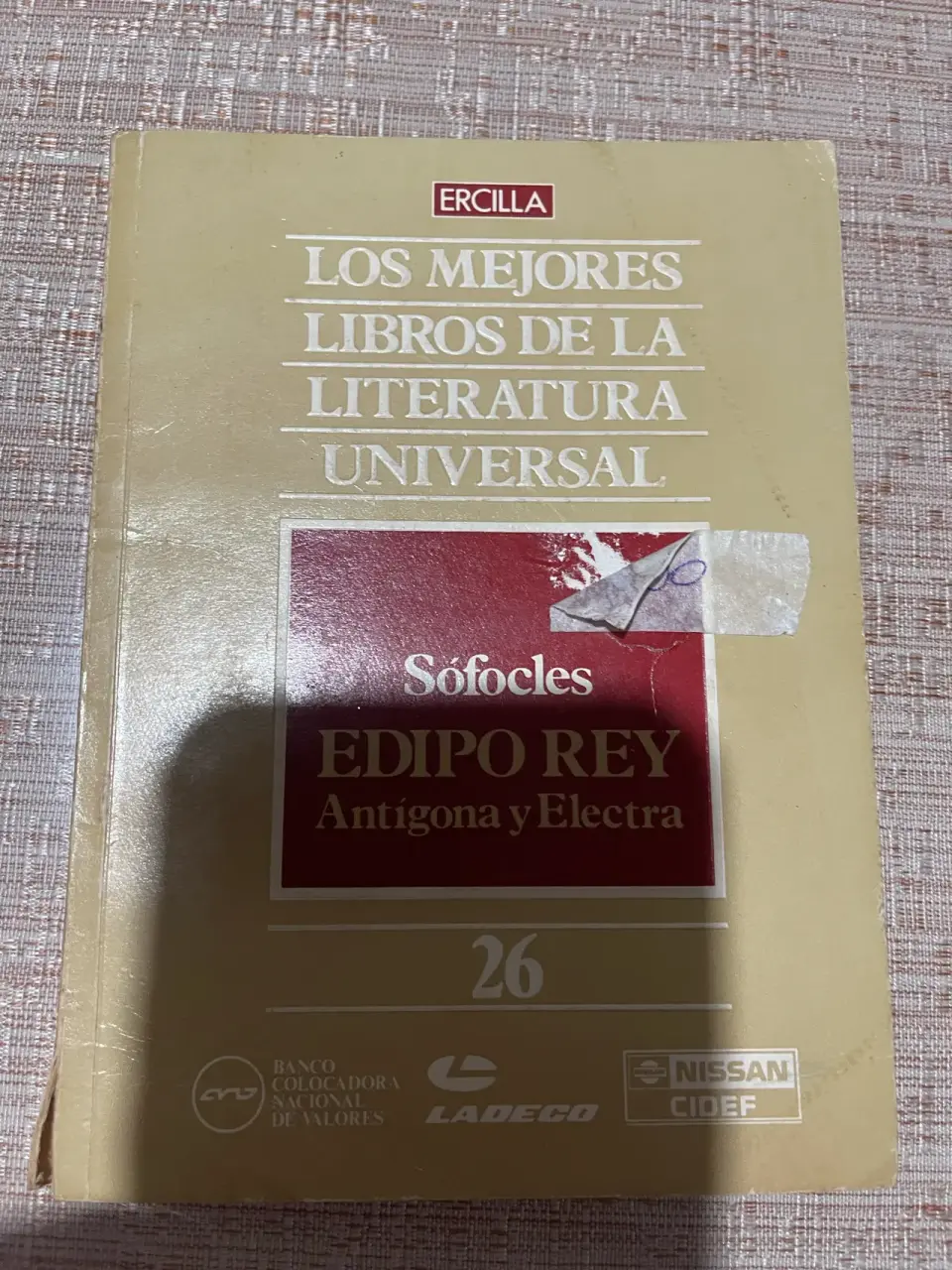 Libro Sófocles Edipo Rey