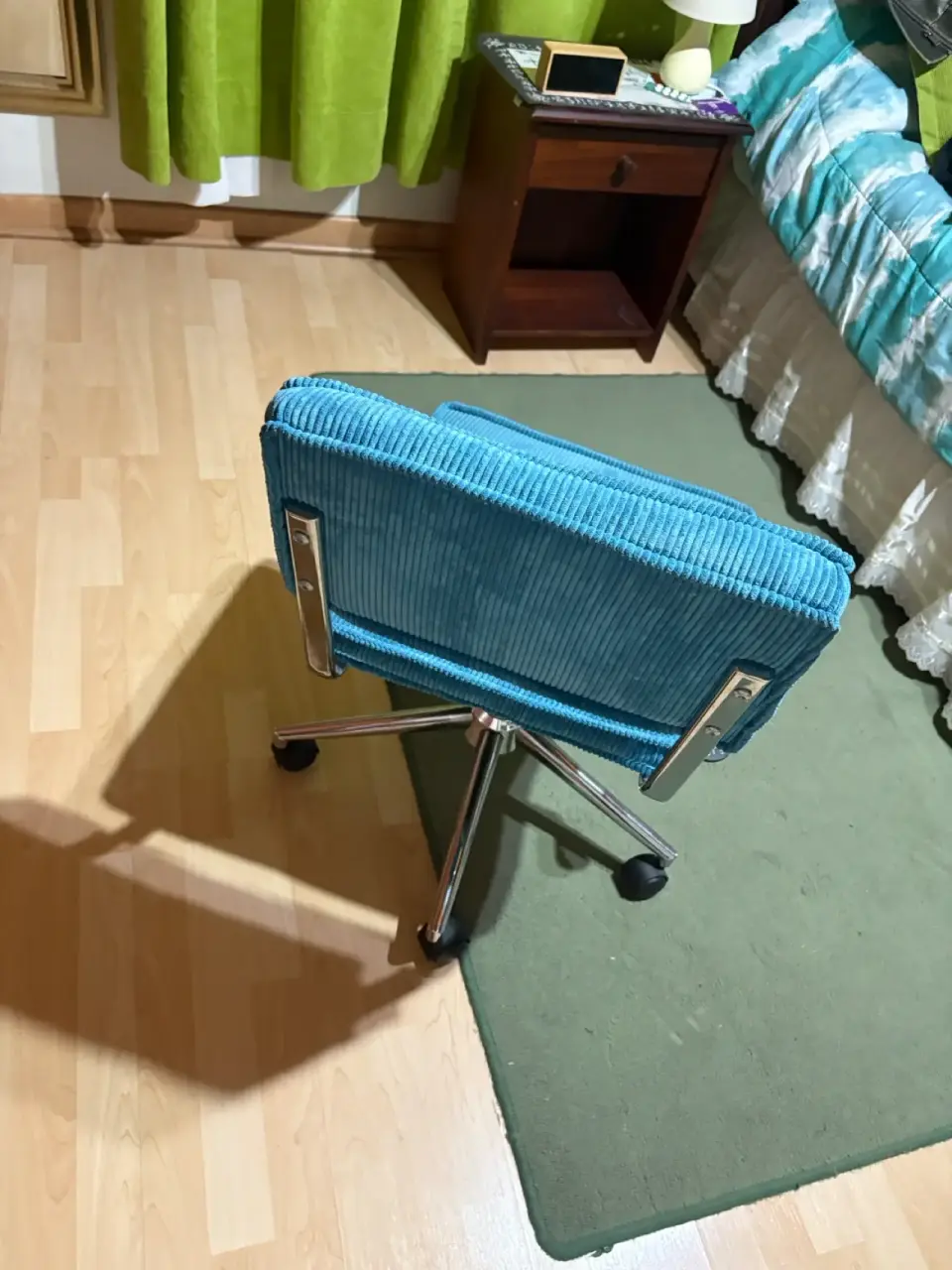 Silla de escritorio turquesa - miniatura 4