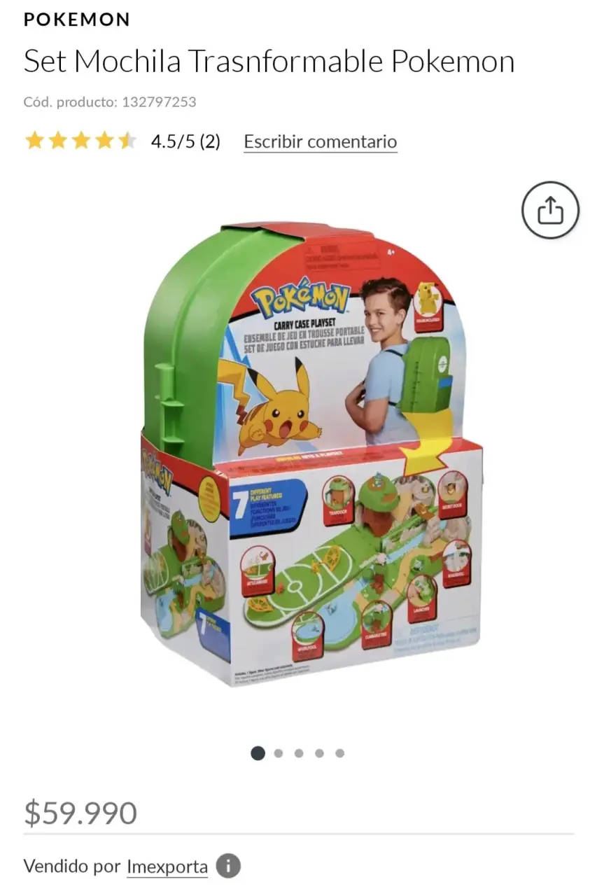 Mochila campo de juego Pokemon - miniatura 6