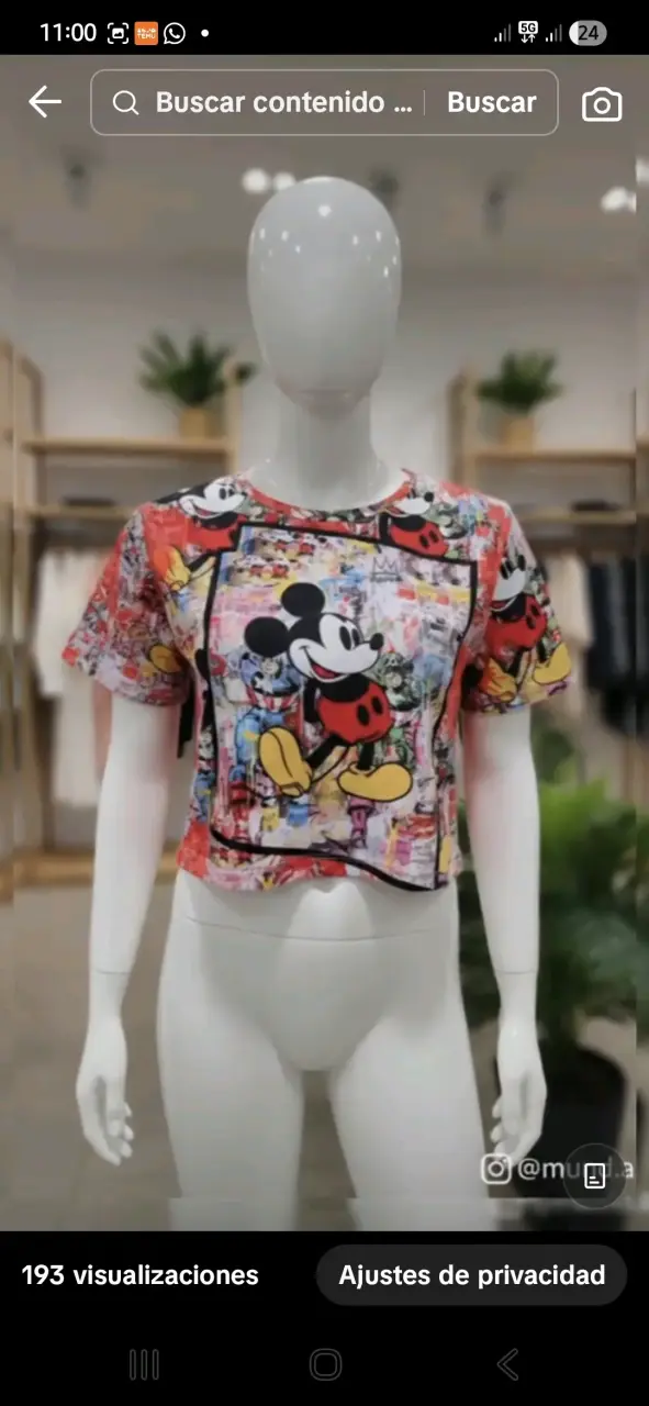 Polera gráfica de Mickey Mouse - miniatura 2