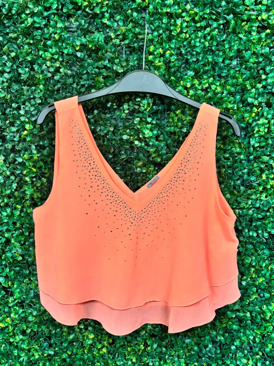 Top coral con tachuelas - miniatura 1