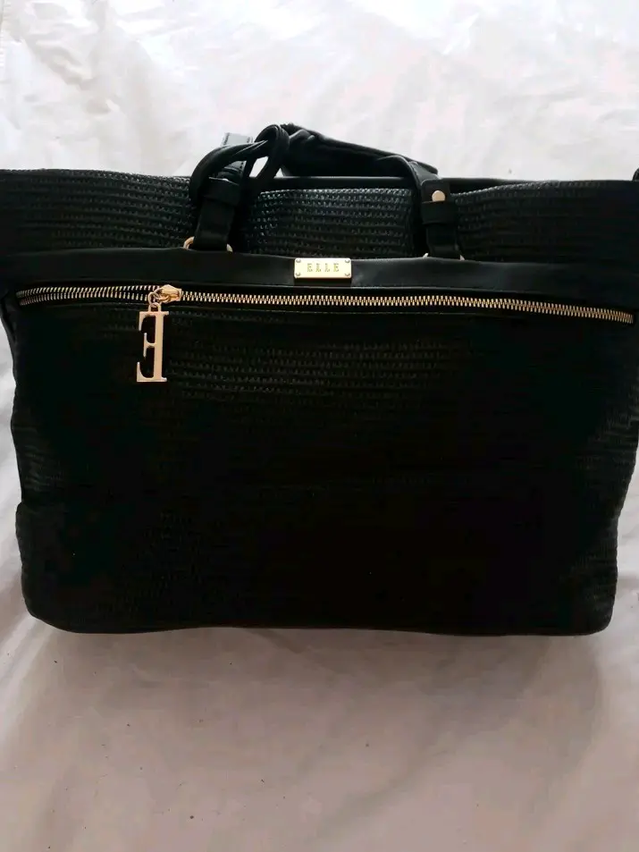 Bolso negro grande Elle - miniatura 1