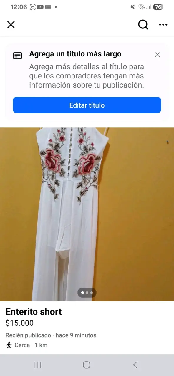 Enterito bordado blanco - miniatura 1