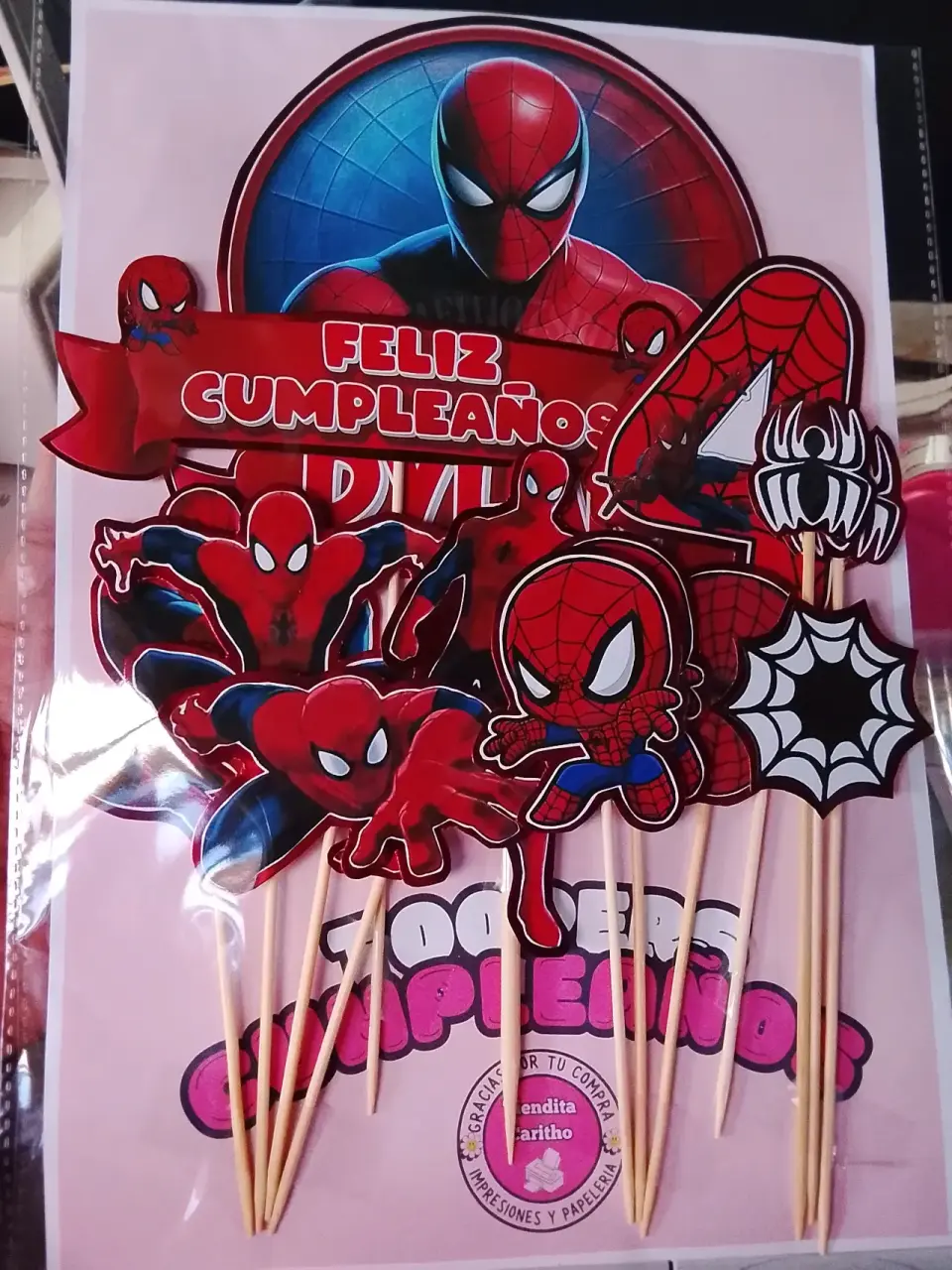 Adornos de cumpleaños Cake Toppers - miniatura 1