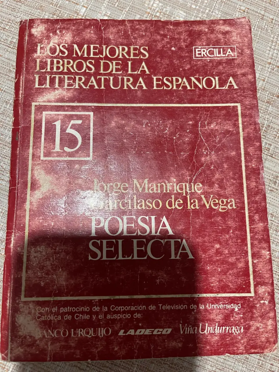 Libro Poesía Selecta - Ercilla