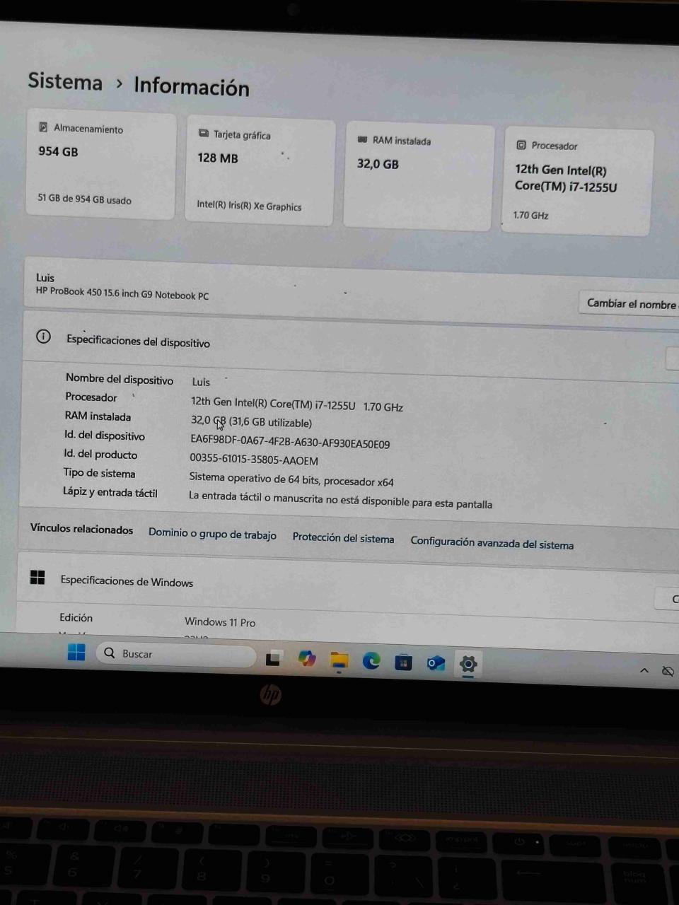 Laptop HP ProBook Intel Core i7 - miniatura 2