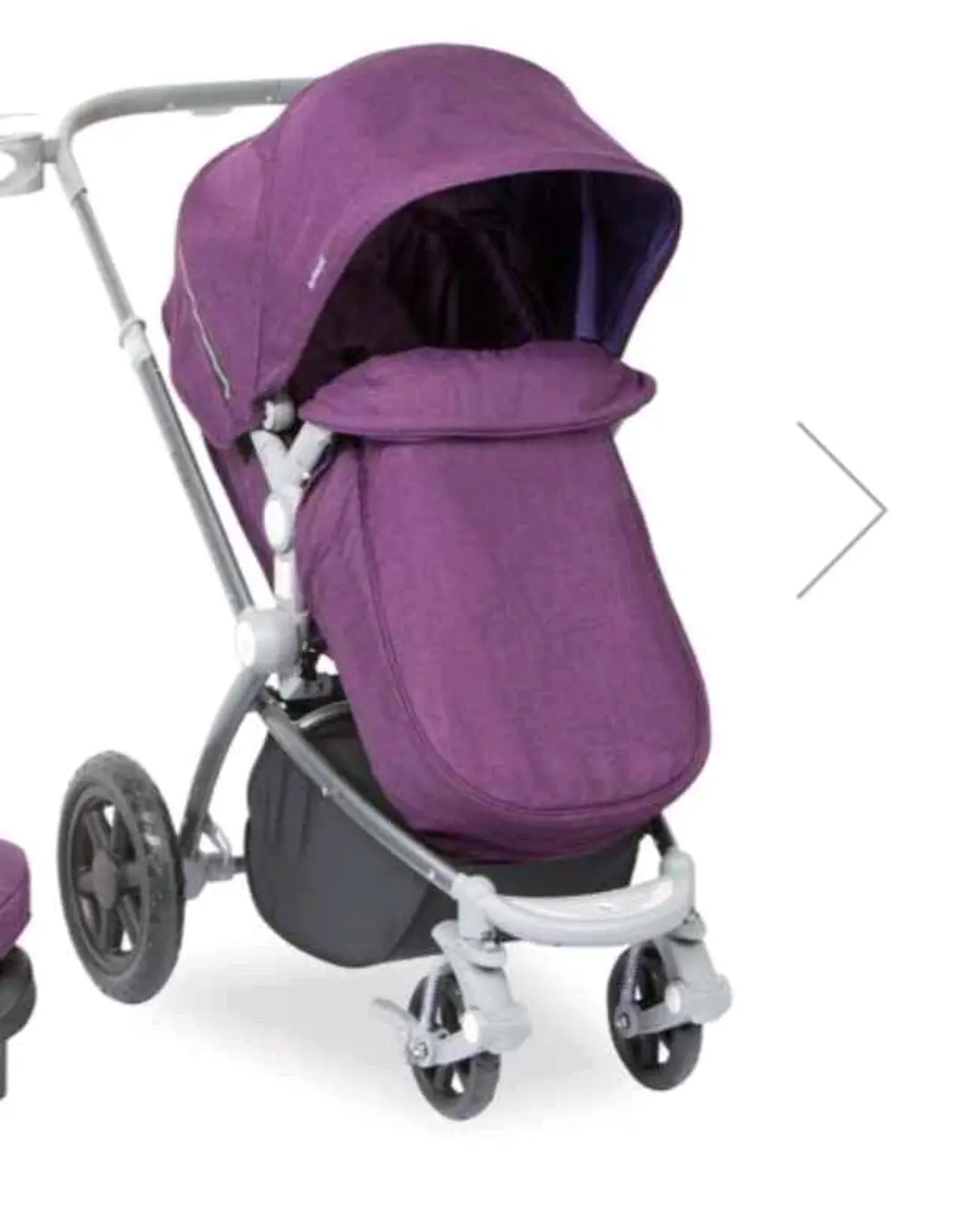 Coche y asiento infantil morados - miniatura 2