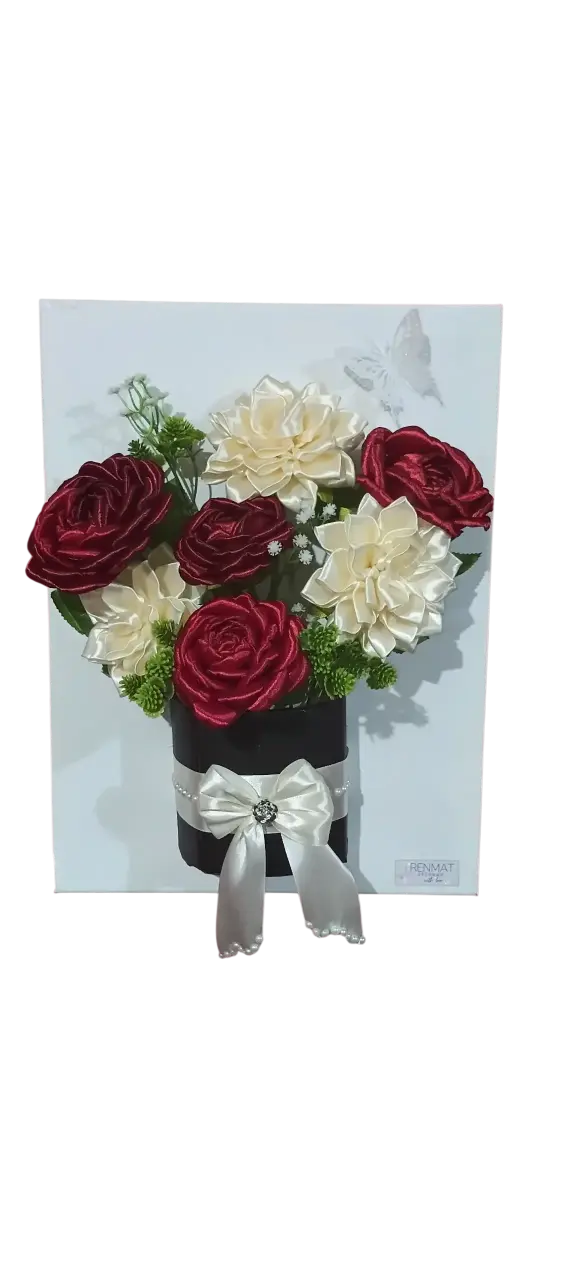 Cuadro decorativo de flores eternas - miniatura 1