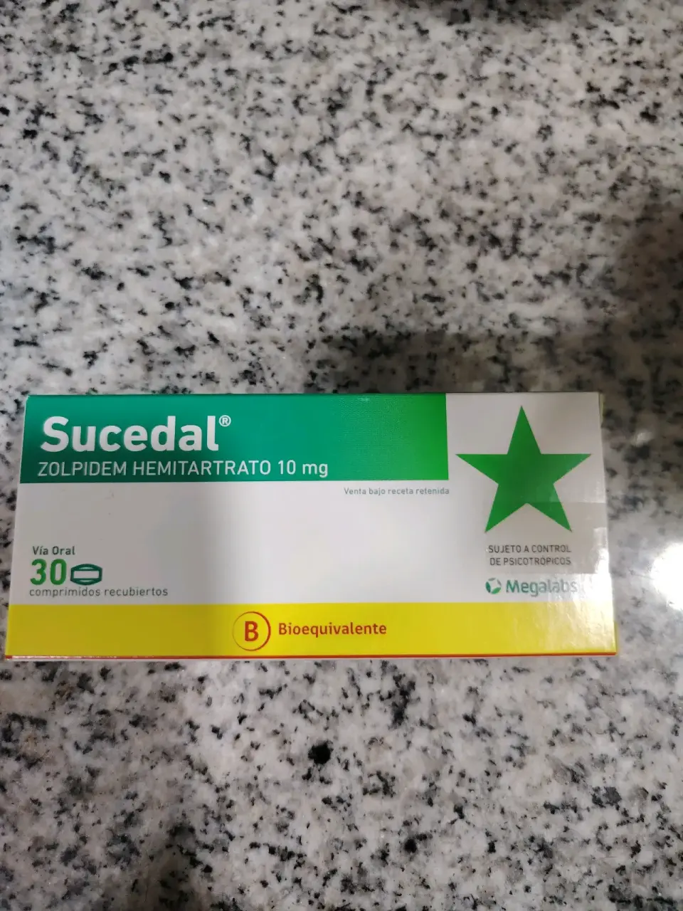 Zolpidem 10mg.