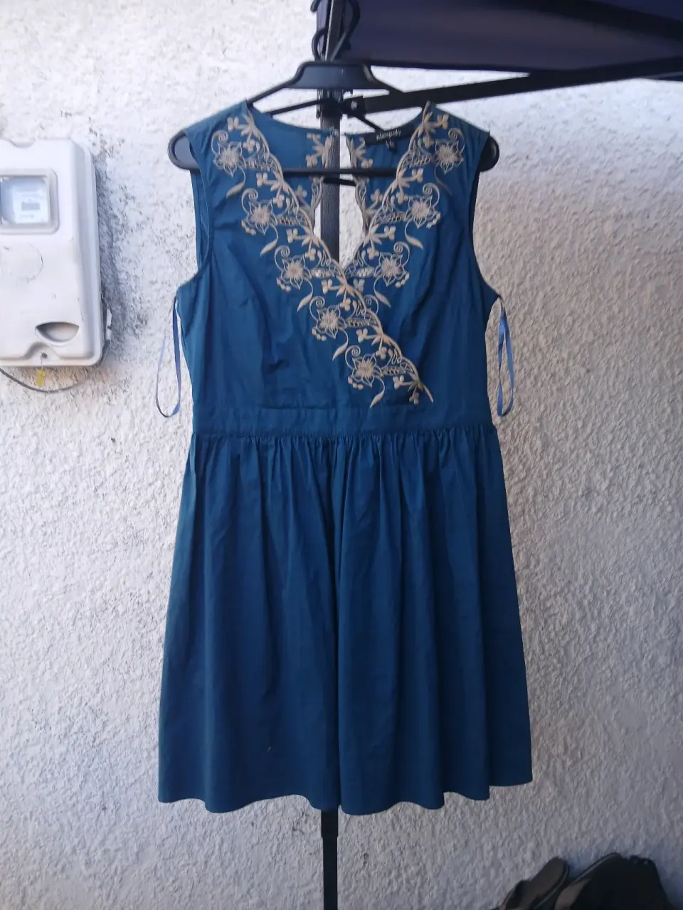 Camisa de mezclilla azul - miniatura 4