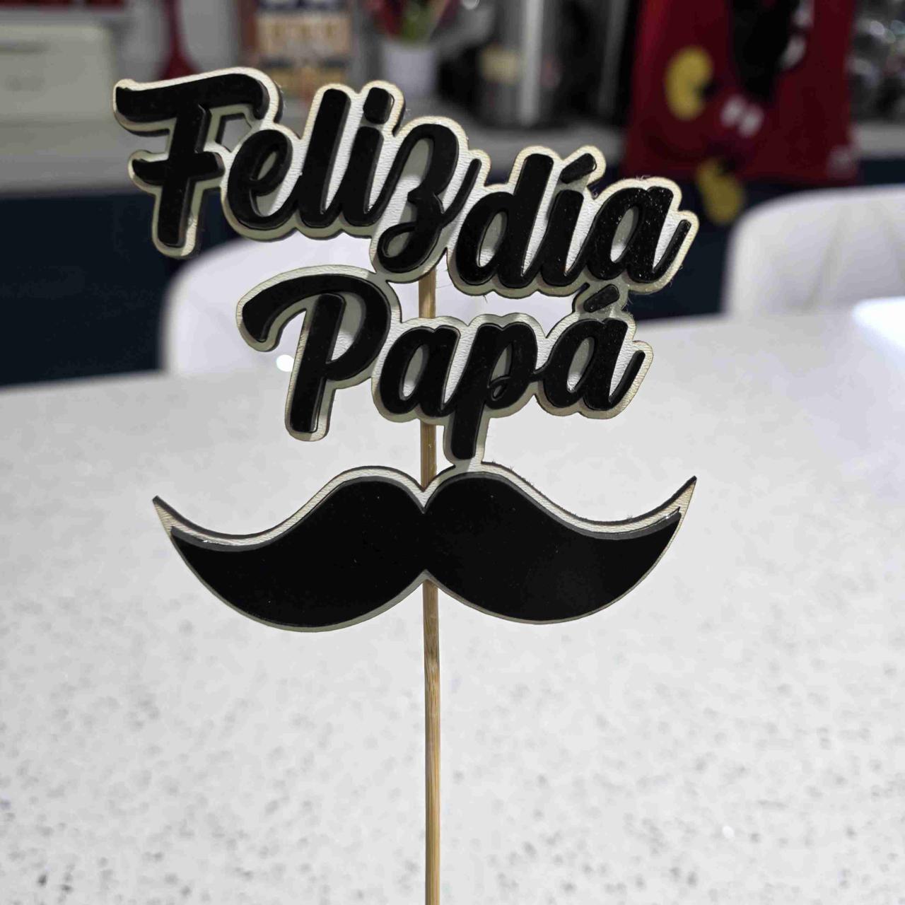 Topper Feliz Día Papá - miniatura 1
