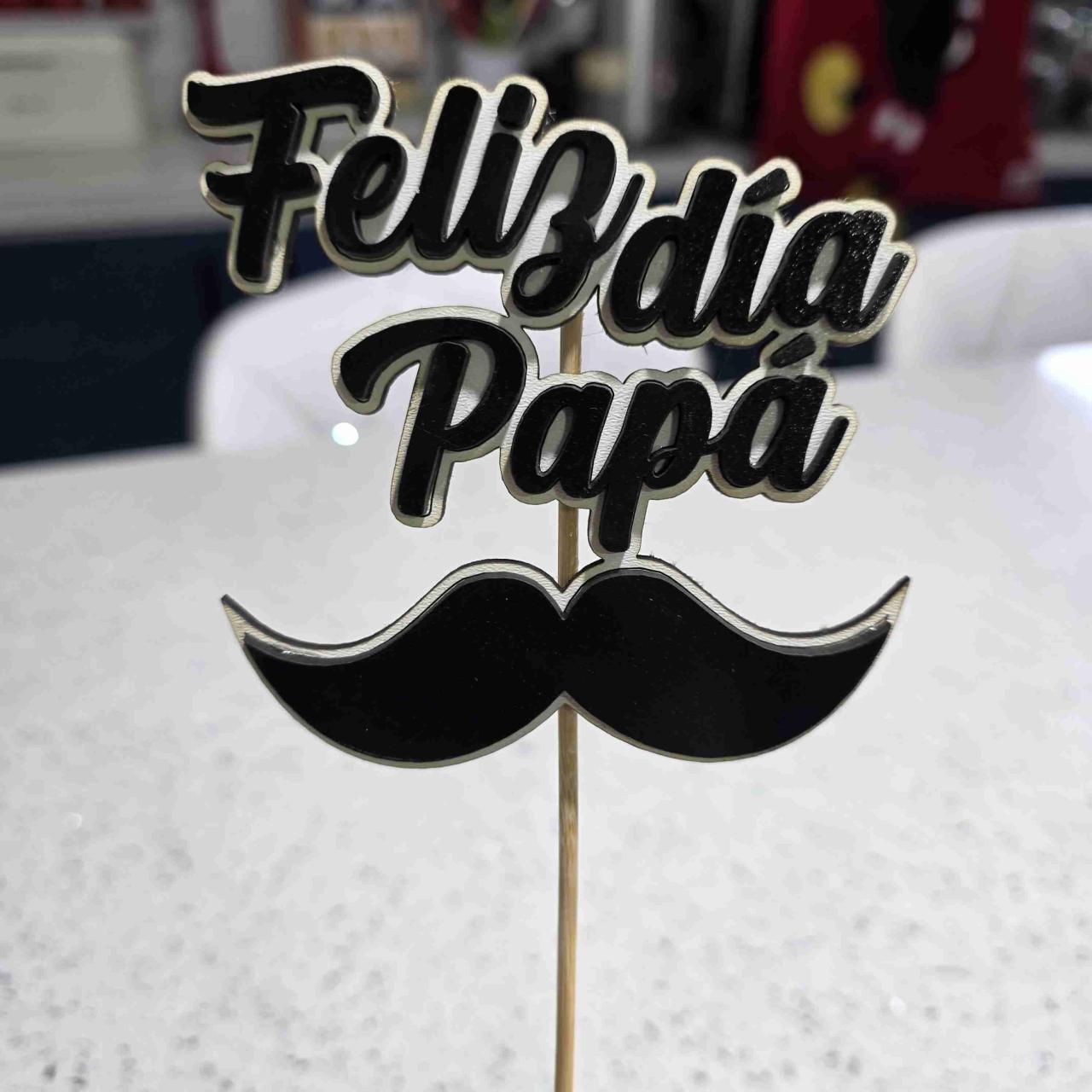 Topper Feliz Día Papá - miniatura 2