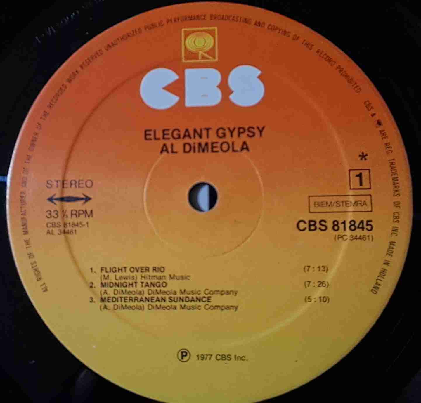Vinilo Al Dimeola -  Elegant Gypsy - miniatura 4