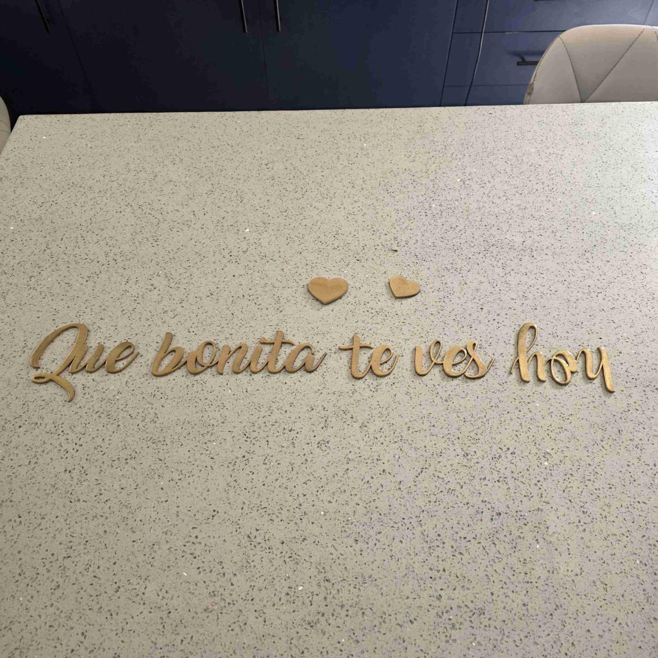 Decoración letras doradas - miniatura 6