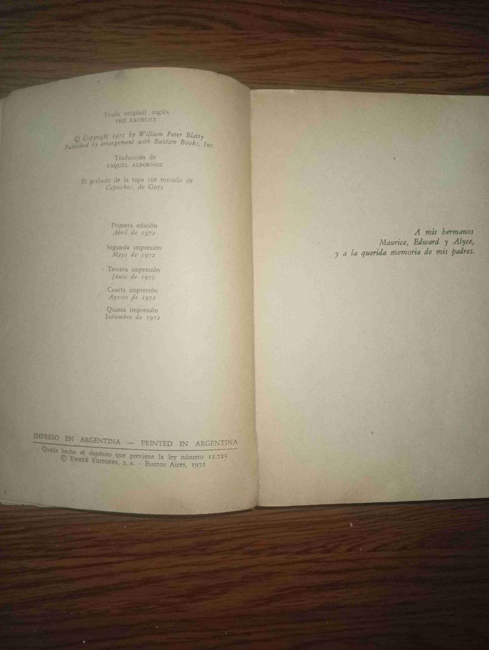 Libro El Exorcista - William P. Blatty - miniatura 2