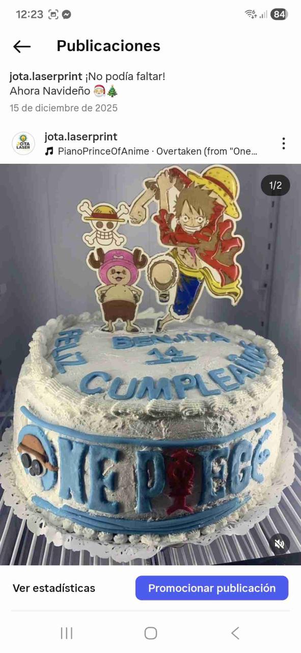 Torta temática One Piece