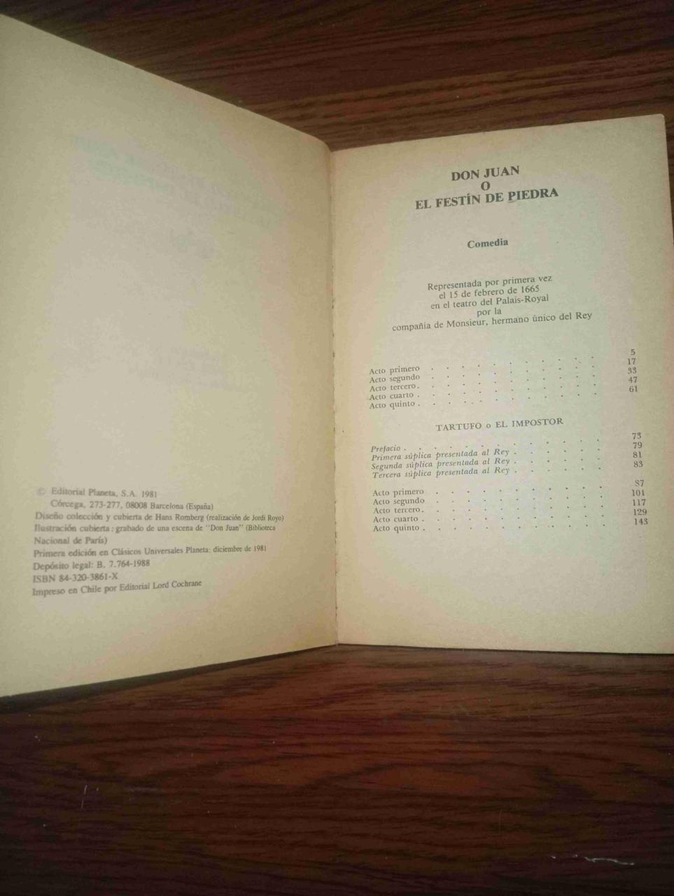 Libro Molière Don Juan Tartufo - miniatura 2