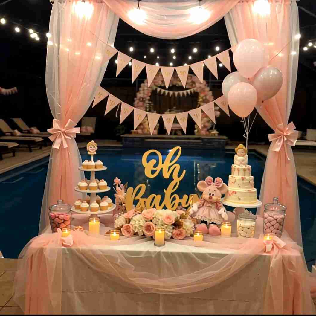Decoración para baby shower - miniatura 1