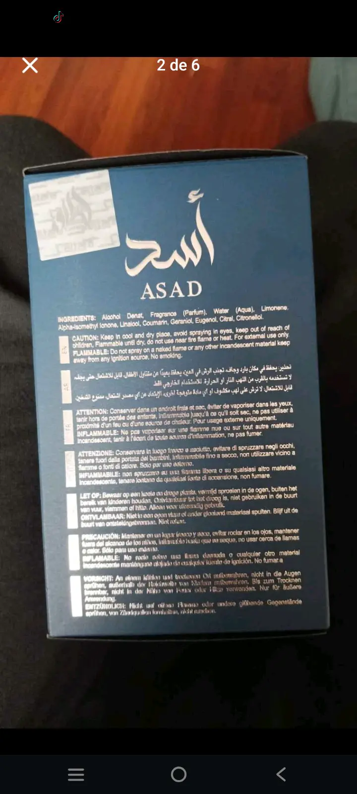 Perfume Asad Latafa 100ml - miniatura 4
