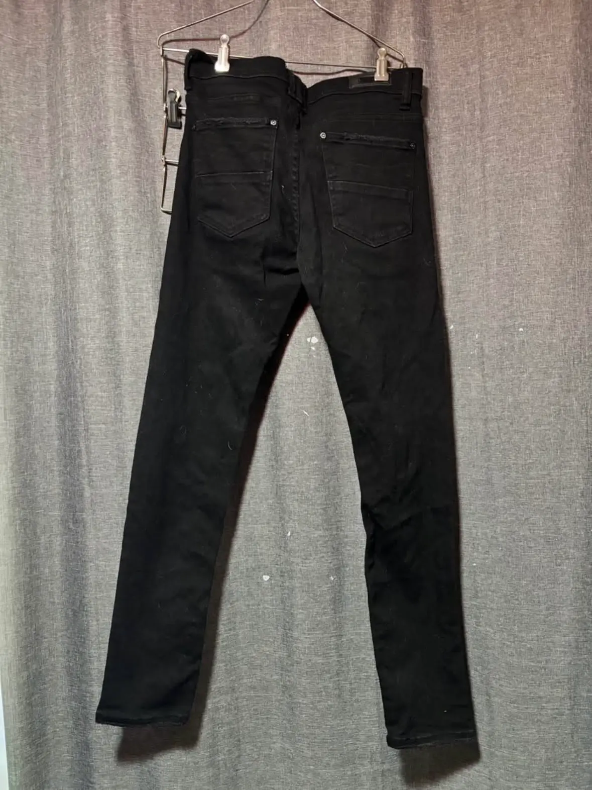 Jeans Preme negros con diseño de esqueleto - miniatura 2