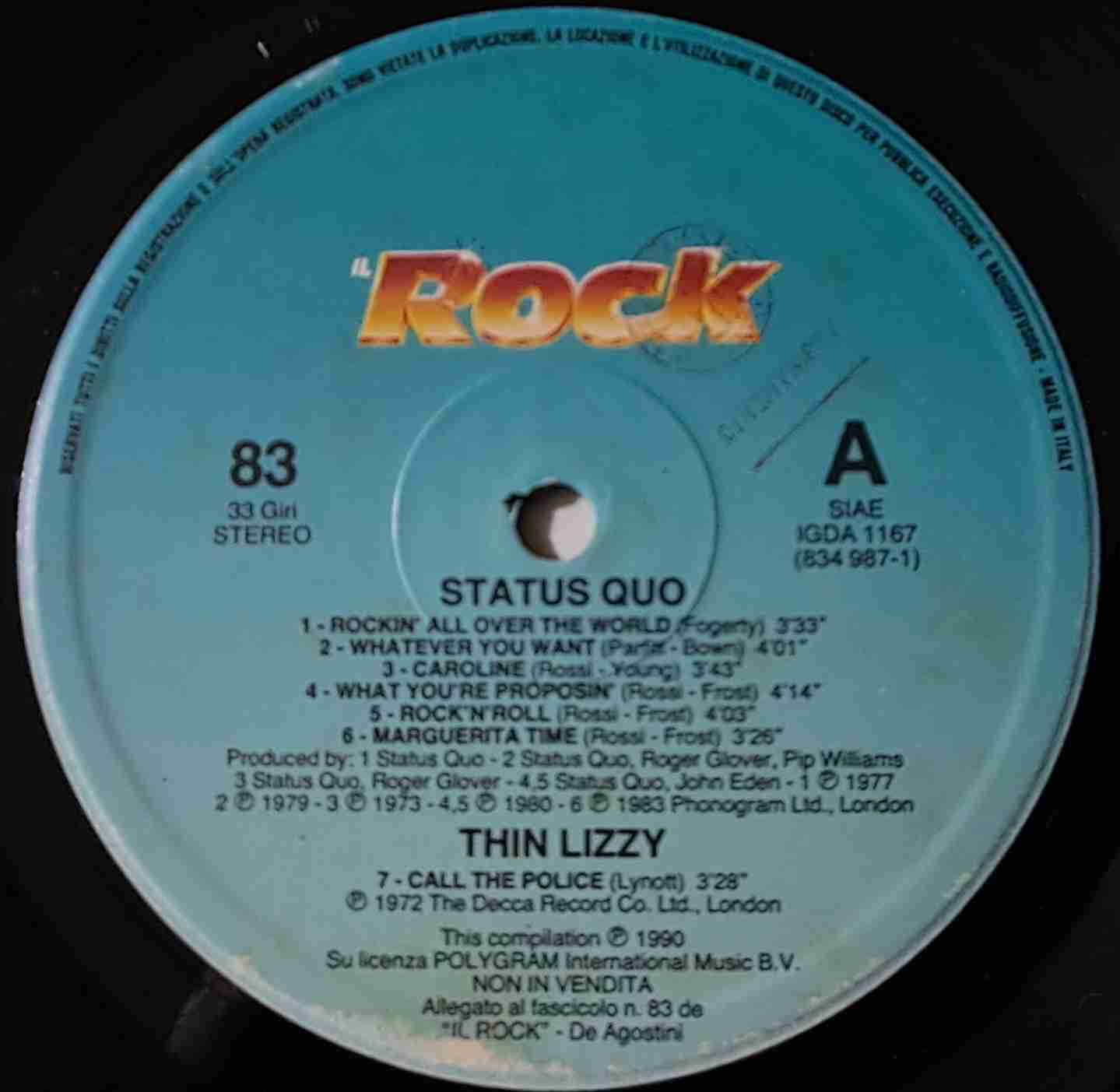 Vinilo - Status Quo - Rush- Thin Lizzy - miniatura 4