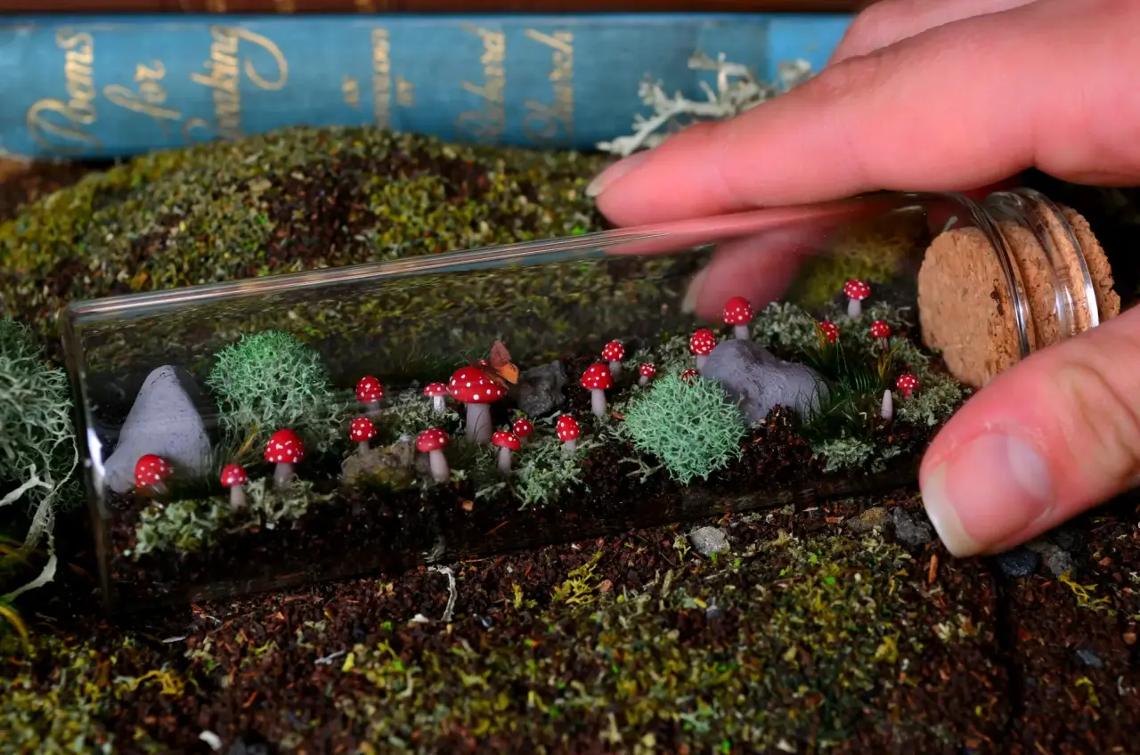 Terrario decorativo en frasco - miniatura 3