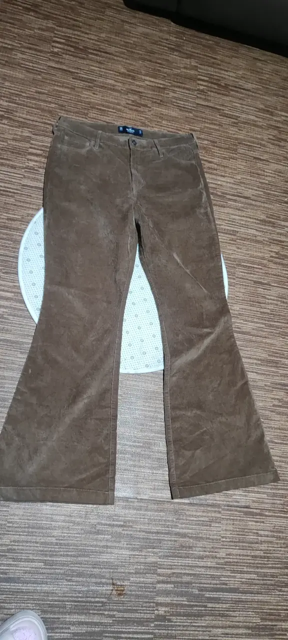 Pantalon flare de cotele - miniatura 1