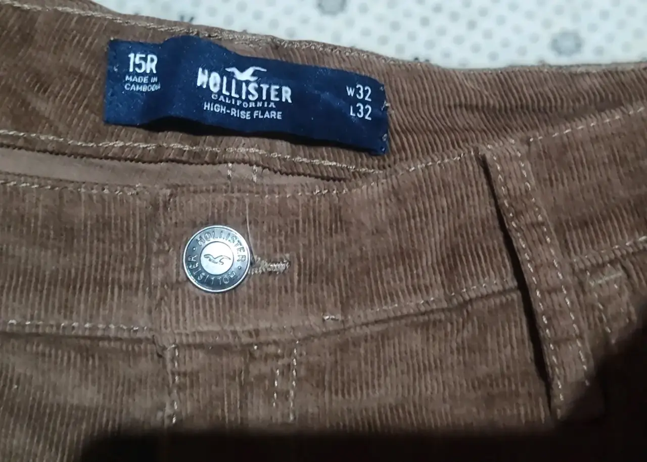 Pantalon flare de cotele - miniatura 3