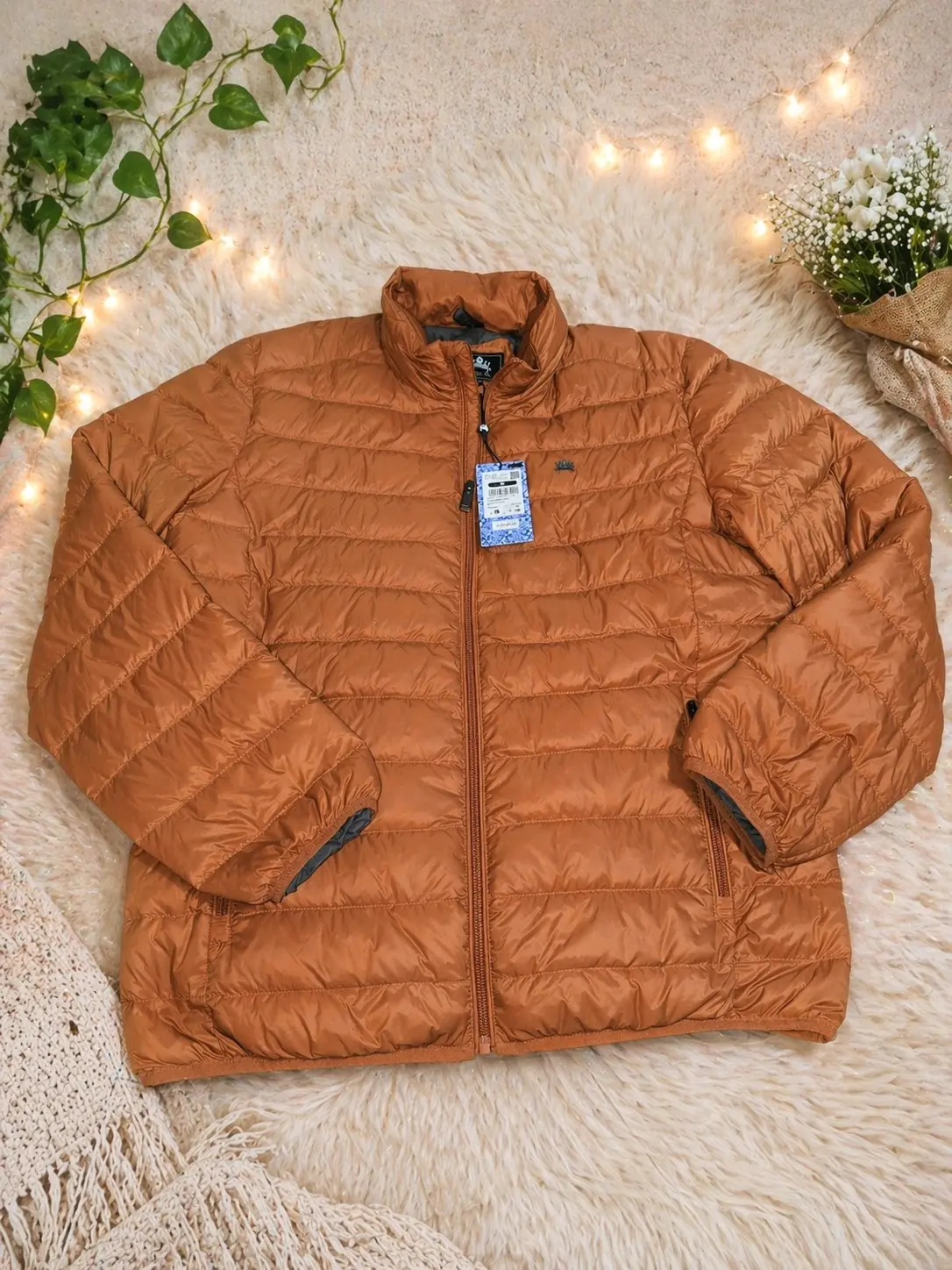 Chaqueta acolchada marrón de hombre nueva - miniatura 1