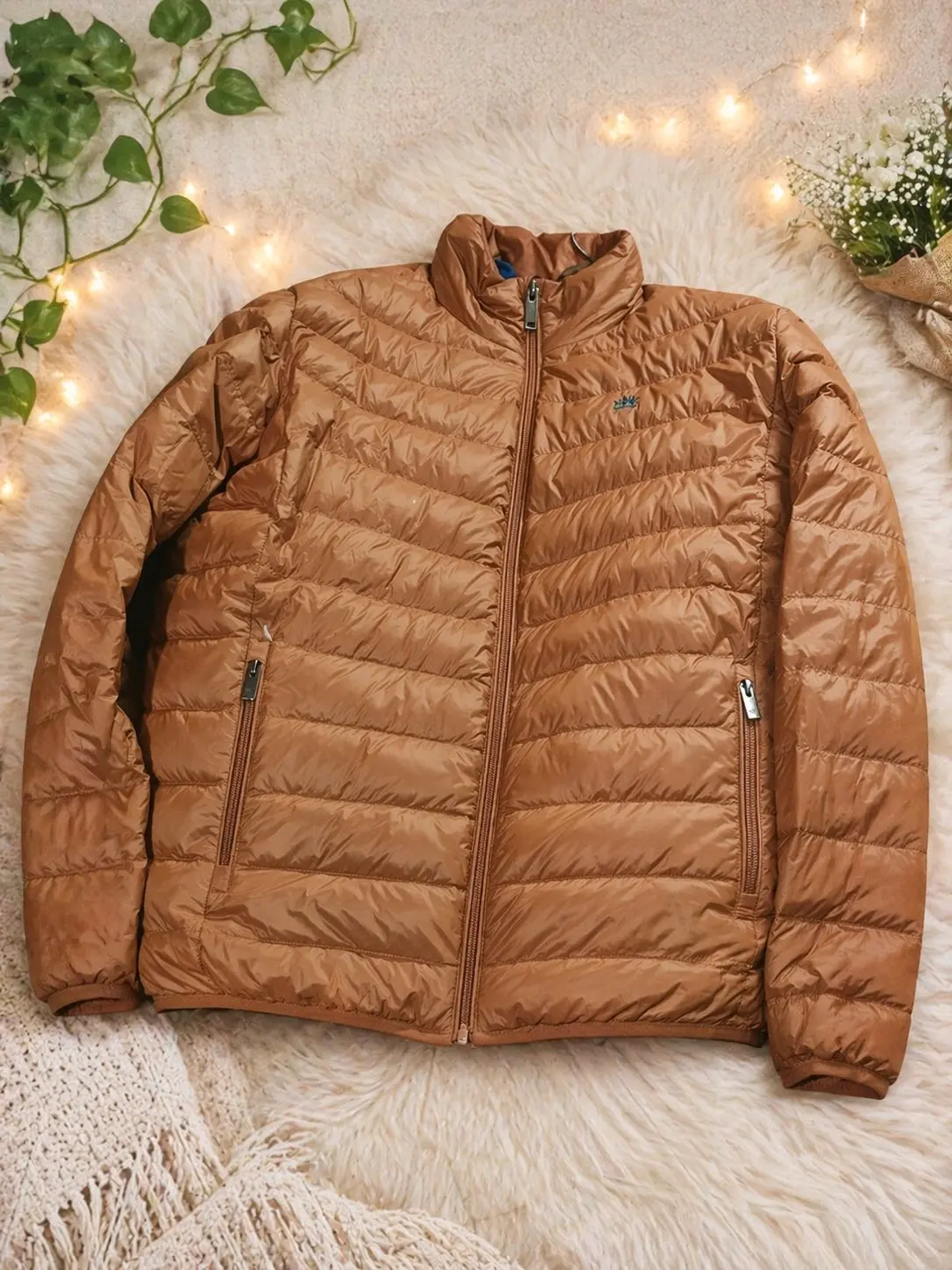 Chaqueta acolchada marrón de hombre nueva - miniatura 2