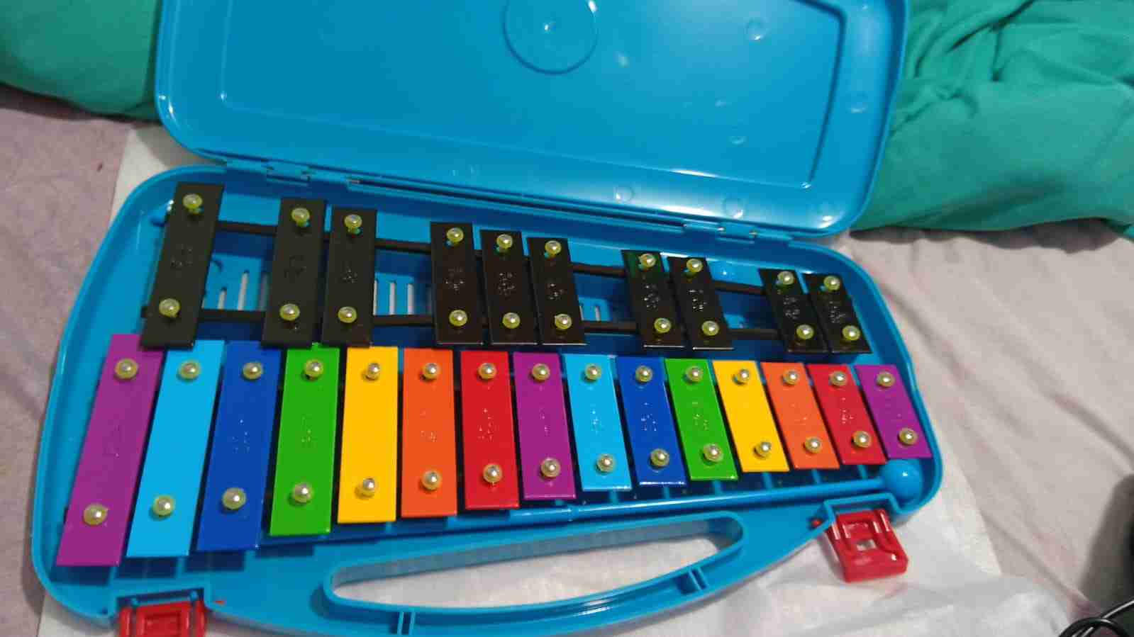 Xilófono infantil multicolor con estuche - miniatura 3