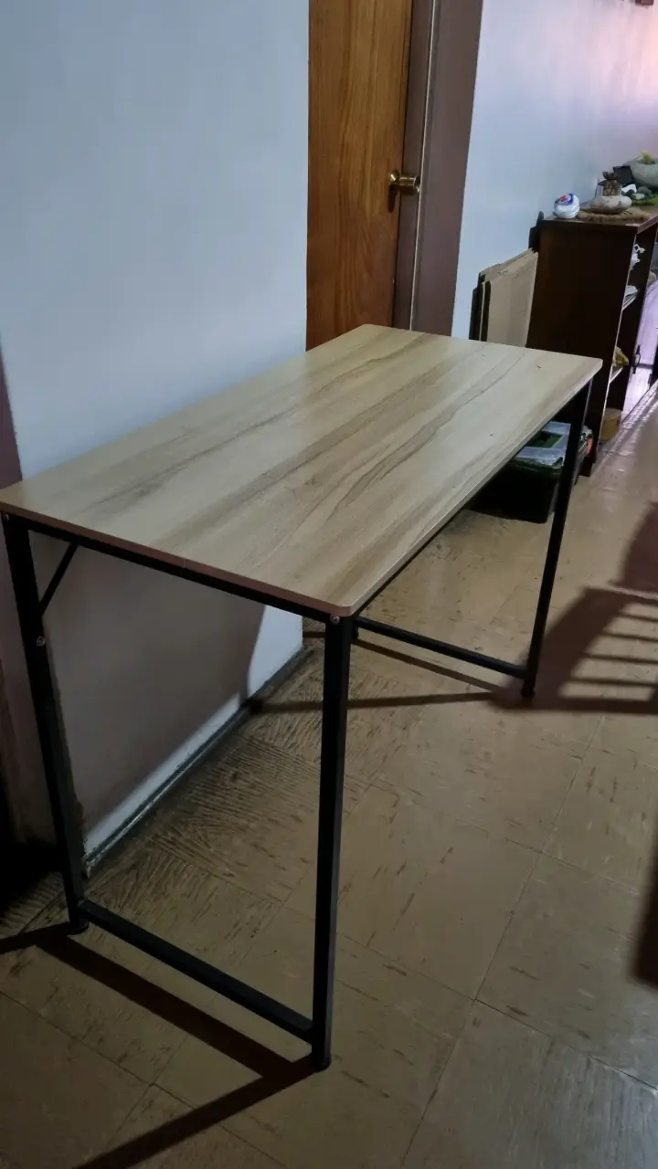 Mesa escritorio metal y madera - miniatura 1
