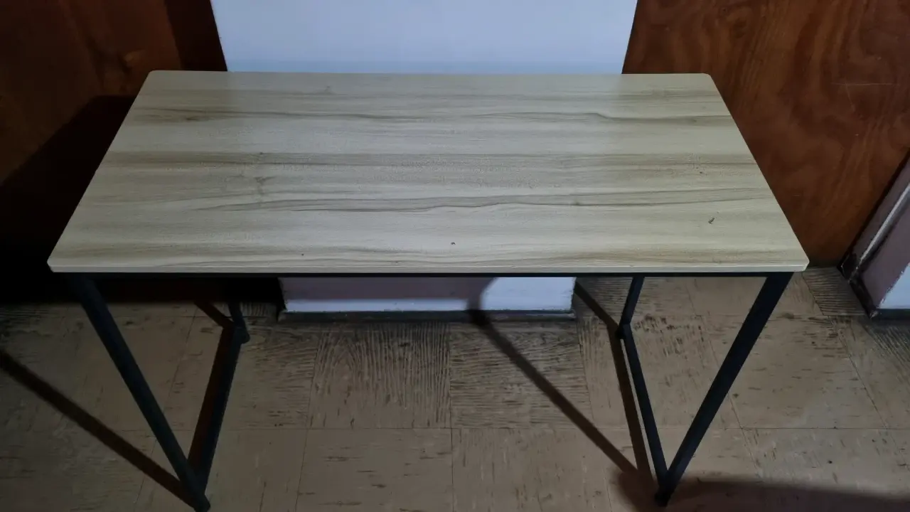 Mesa escritorio metal y madera - miniatura 2
