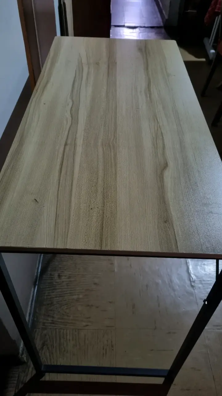 Mesa escritorio metal y madera - miniatura 3