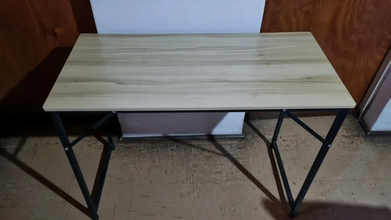 Mesa escritorio metal y madera - miniatura 4
