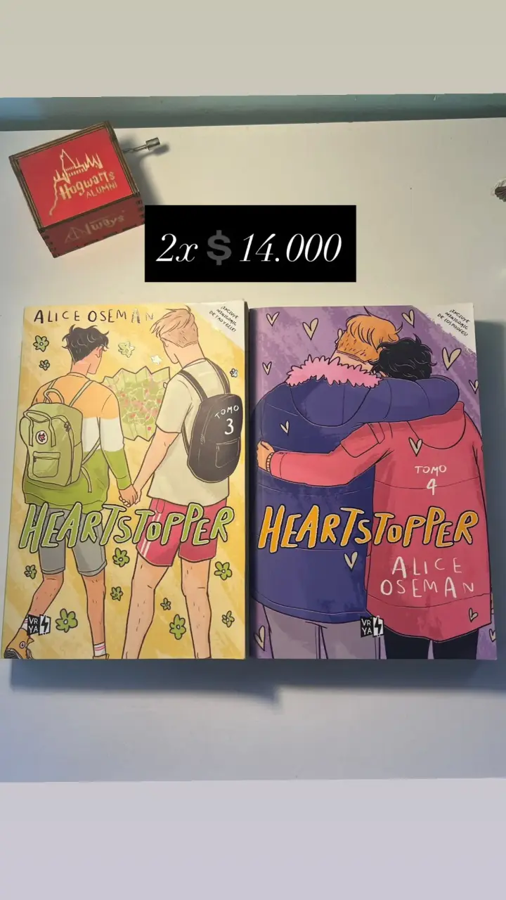 Libros Heartstopper Tomo 3 y 4