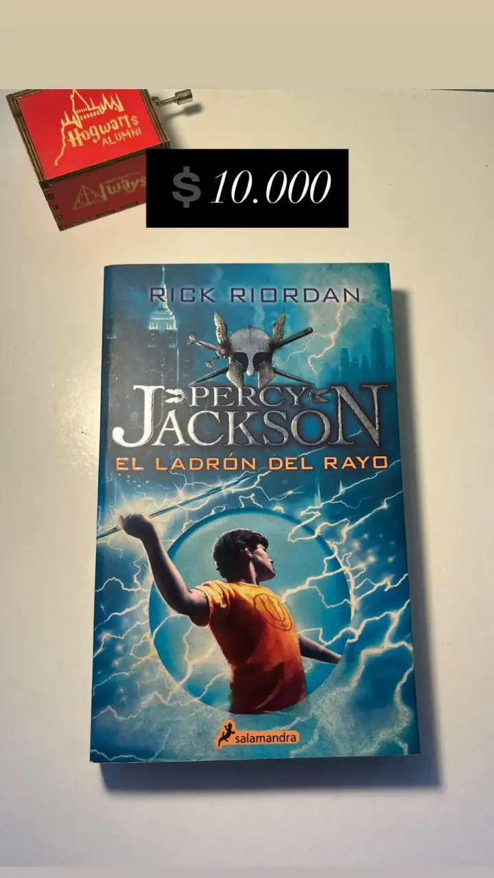 Libro Percy Jackson 'El ladrón del rayo'