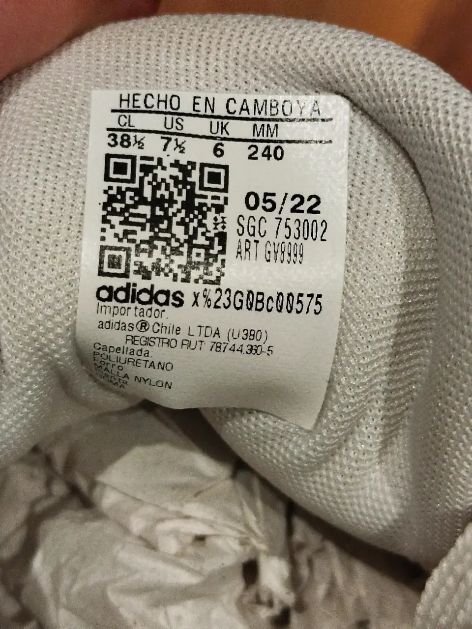 Zapatillas Adidas blancas - miniatura 2
