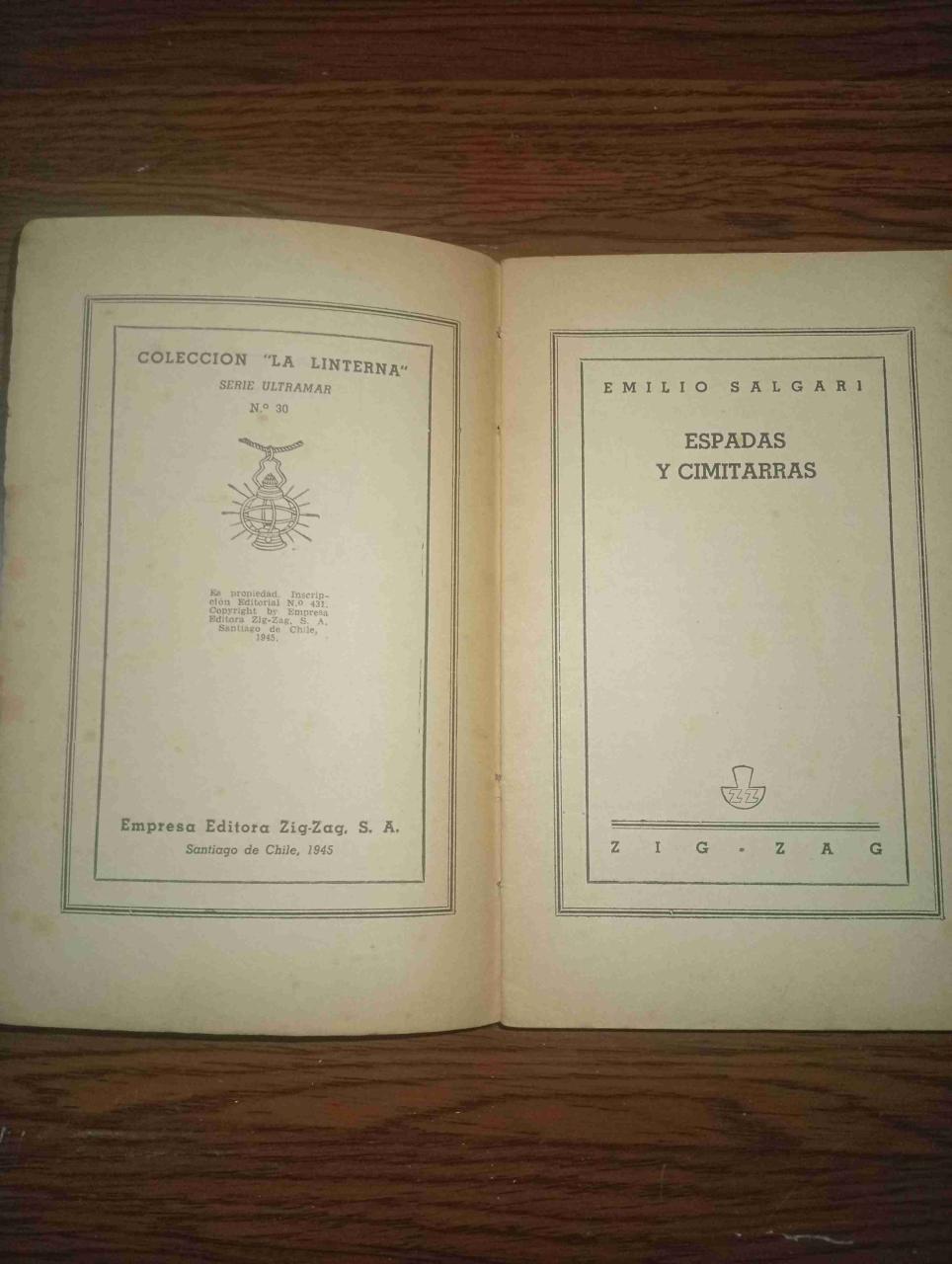 Libro Espadas y Cimitarras Emilio Salgari - miniatura 2