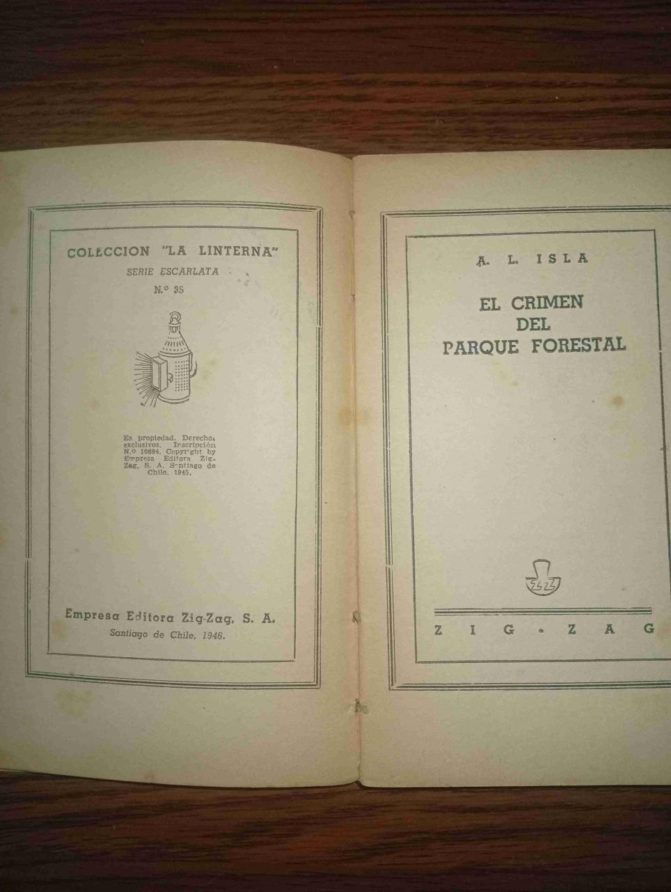 Libro El Crimen del Parque Forestal - miniatura 2