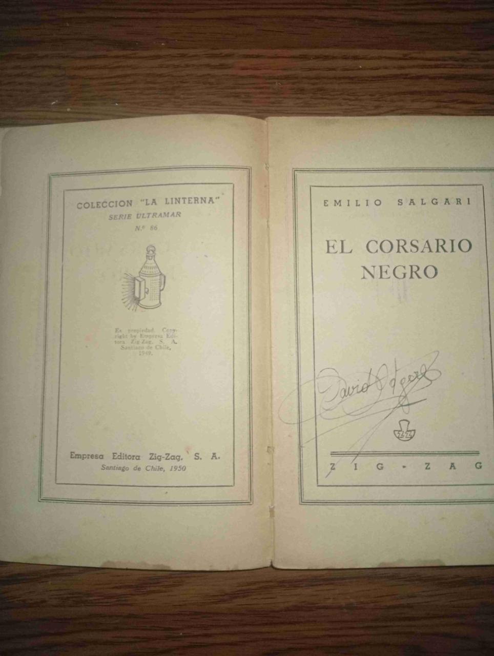 Libro El Corsario Negro. Año 1950 - miniatura 2