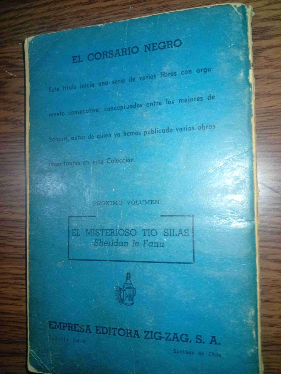 Libro El Corsario Negro. Año 1950 - miniatura 3