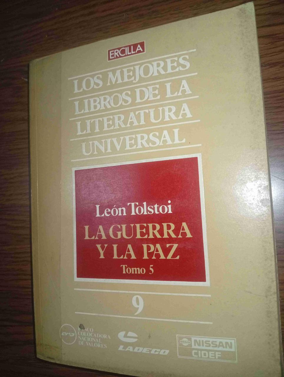 Libro La Guerra y La Paz,