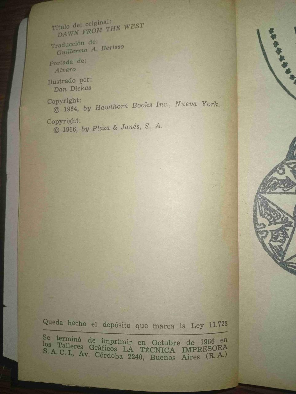 Libro Y la Luz Vino de Occidente - miniatura 3