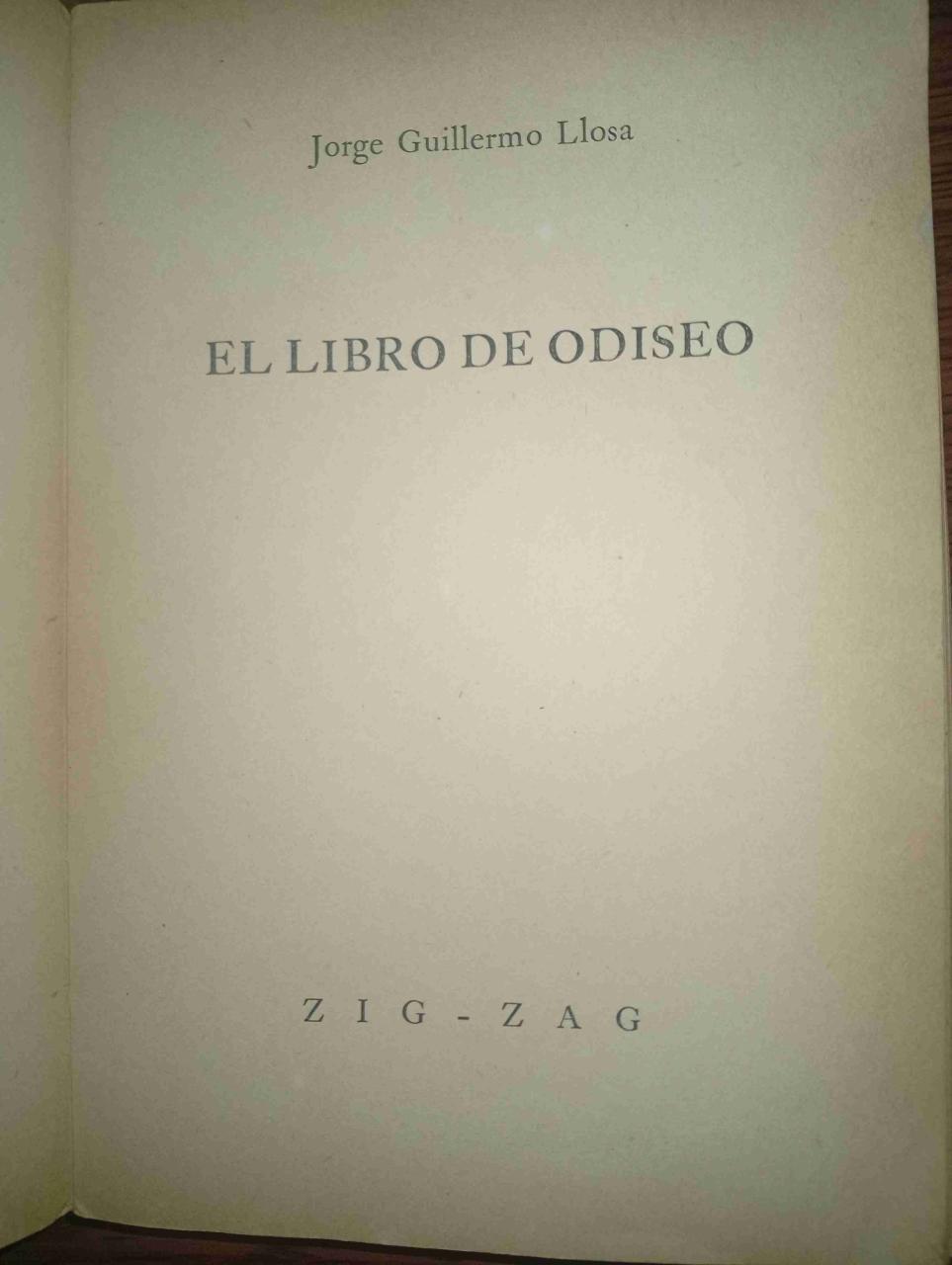El Libro de Odiseo por Jorge Llosa - miniatura 1