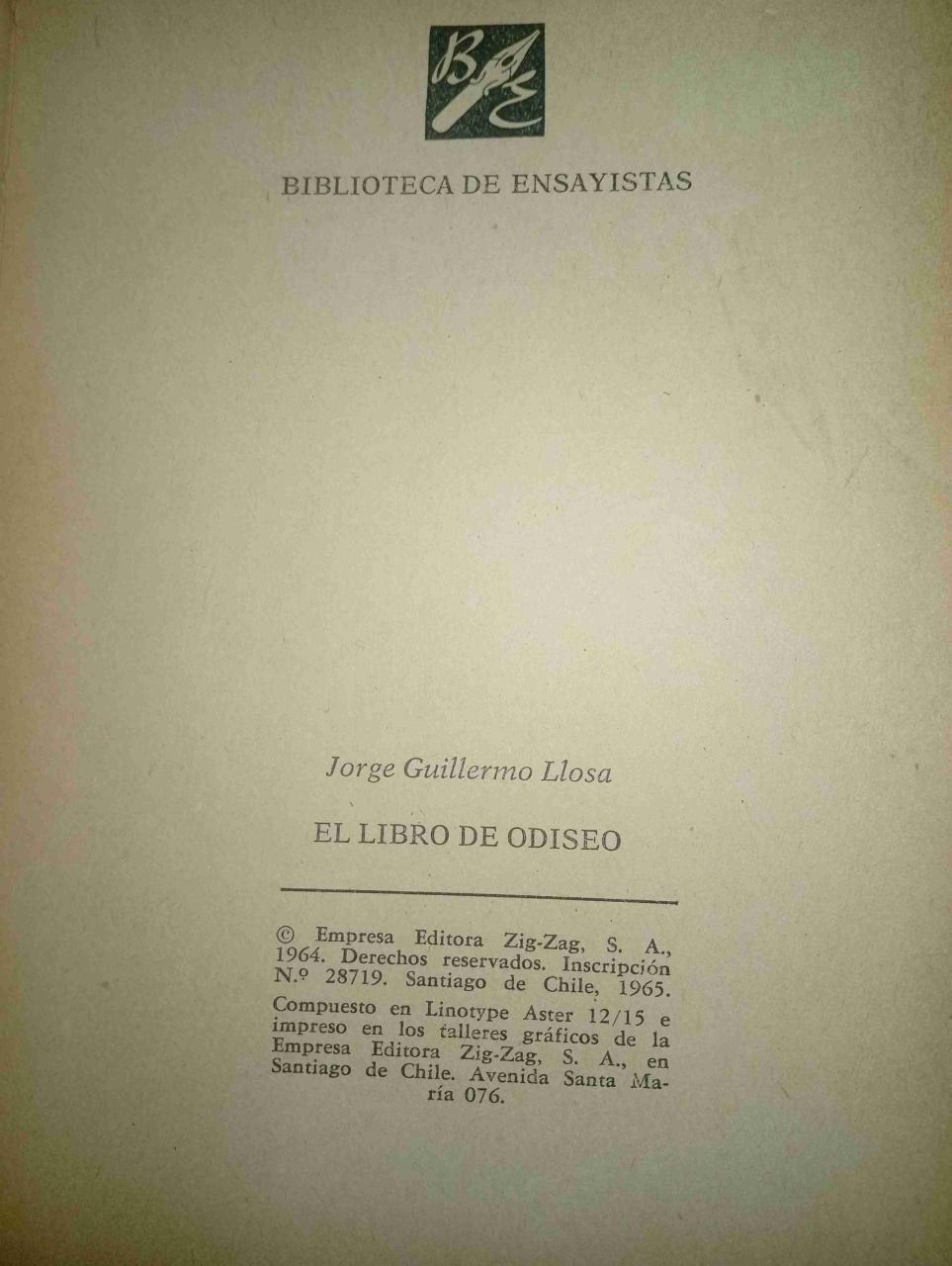 El Libro de Odiseo por Jorge Llosa - miniatura 2