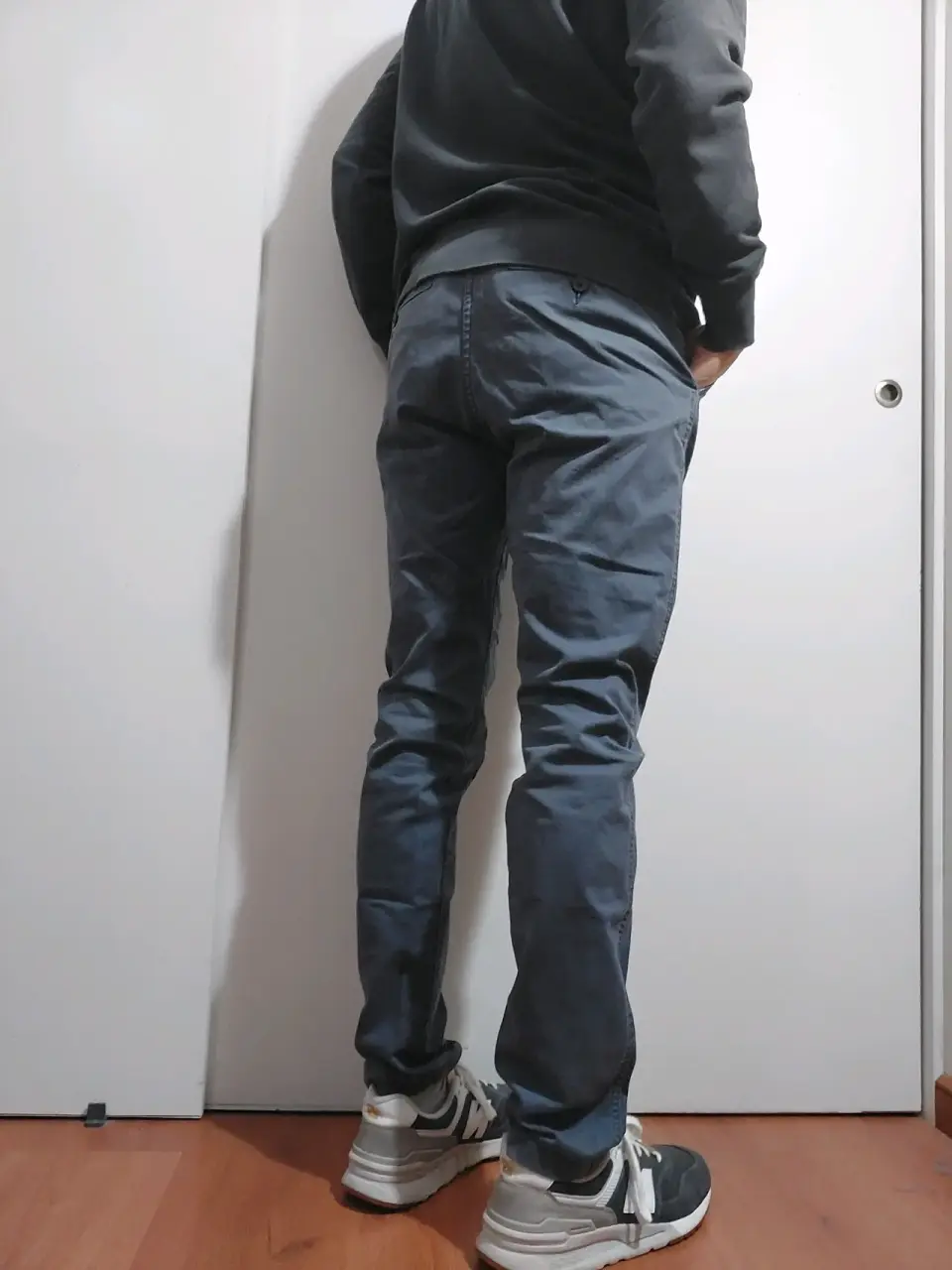 Pantalones chinos azul oscuro - miniatura 1